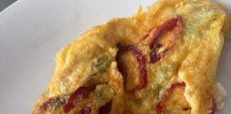 KIRMIZI BİBERLİ, LORLU OMLET