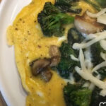 Matarlı ıspanaklı brokoli omlet tarifi