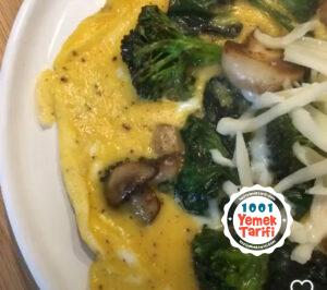 Matarlı ıspanaklı brokoli omlet tarifi