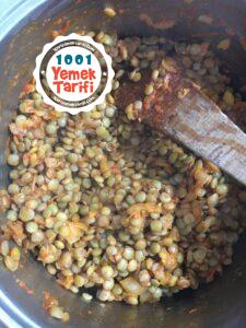 Yeşil Mercimek Yemeği tarifi-nasıl yapılır