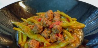 Köfteli Taze Fasulye Yemeği