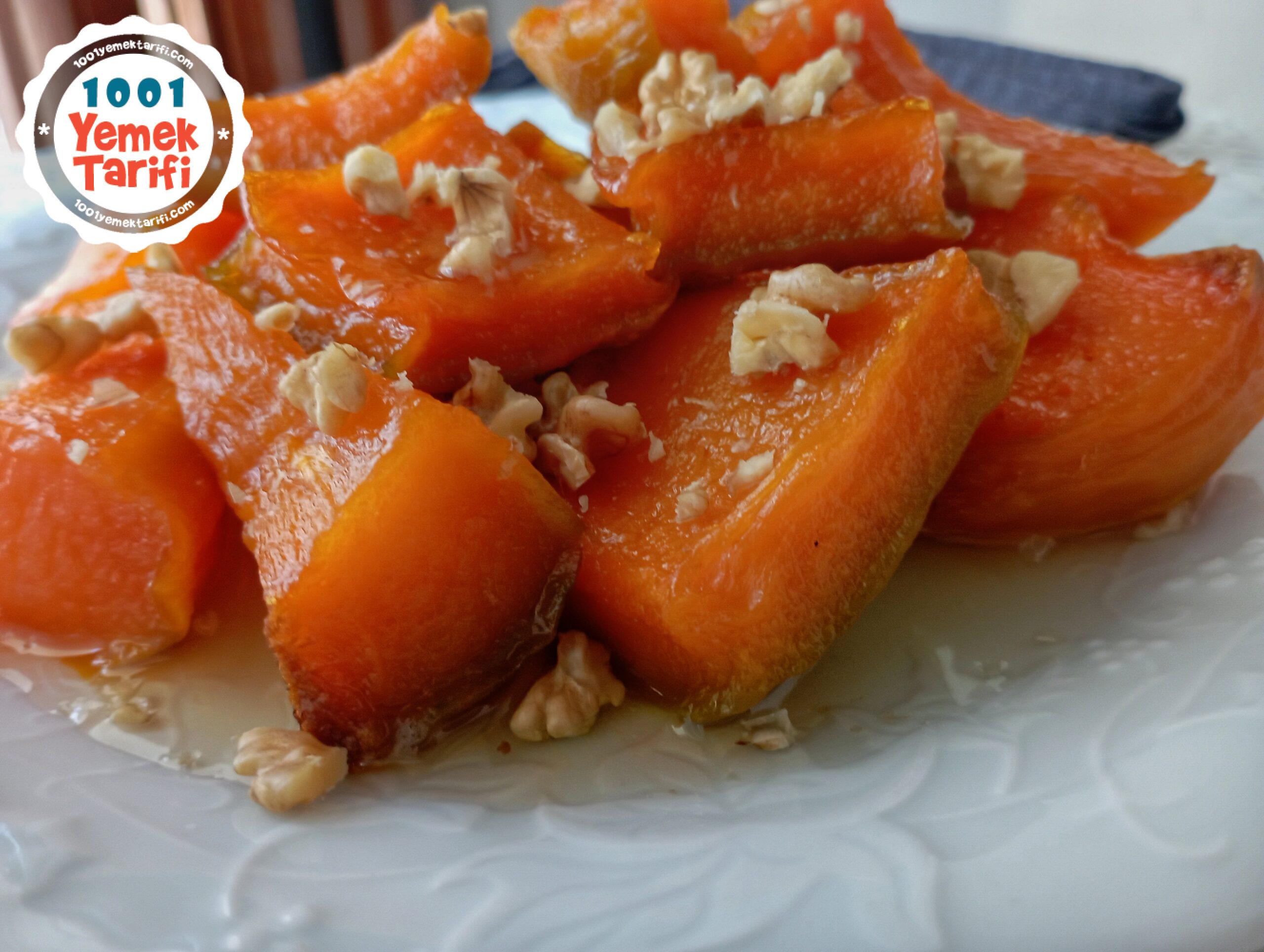 Fırında Balkabağı Tatlısı Nasıl Yapılır