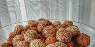 Susamlı Fındık Kurabiye