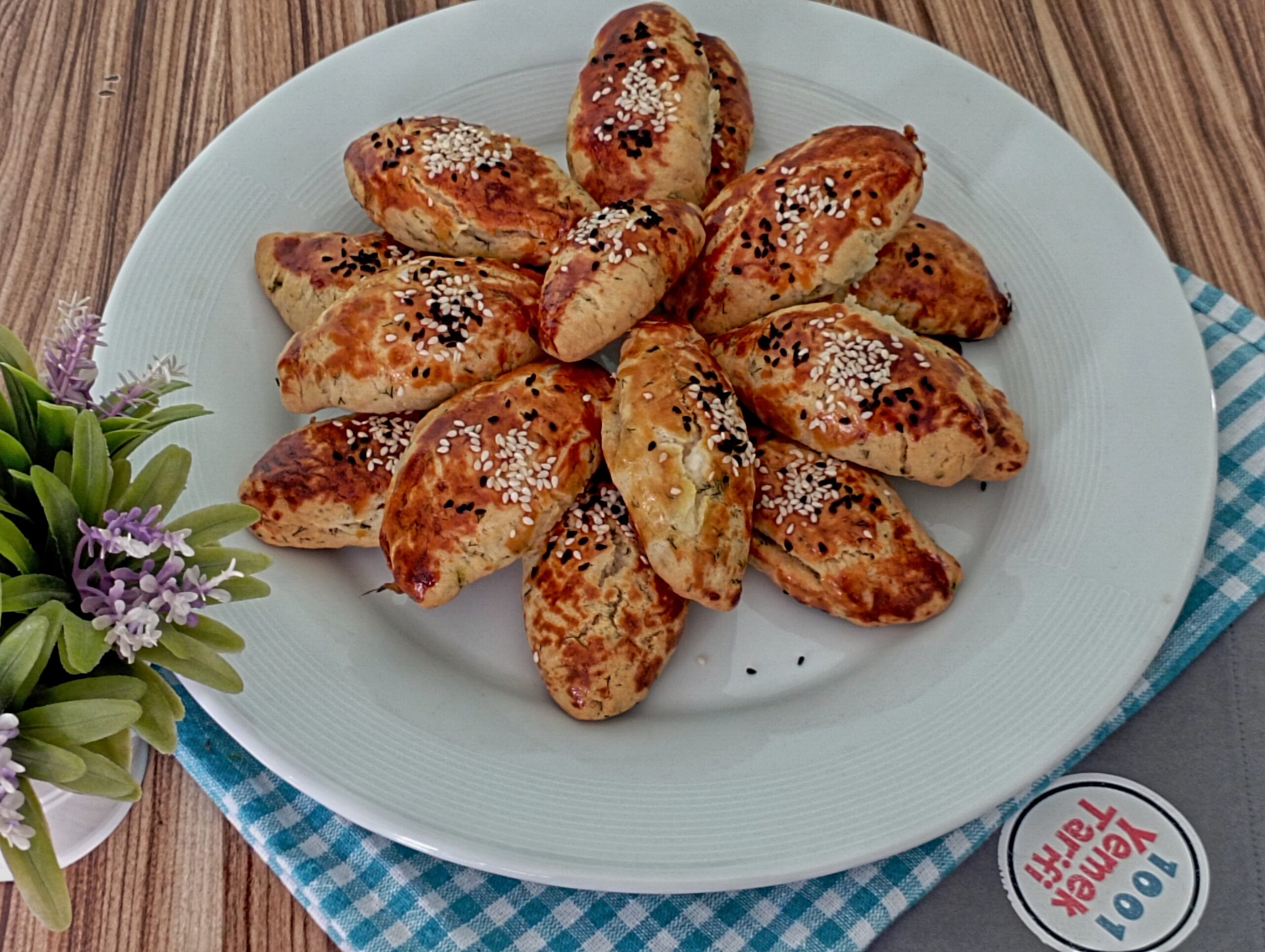 ✅PÜF NOKTALI: Dereotlu Peynirli Poğaça (Mayasız) ▶️VİDEOLU