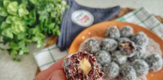 Evde Züber Meyve Topları