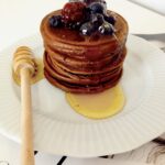 Kakaolu Fıstık Ezmeli Şekersiz Fit Pancake Tarifi