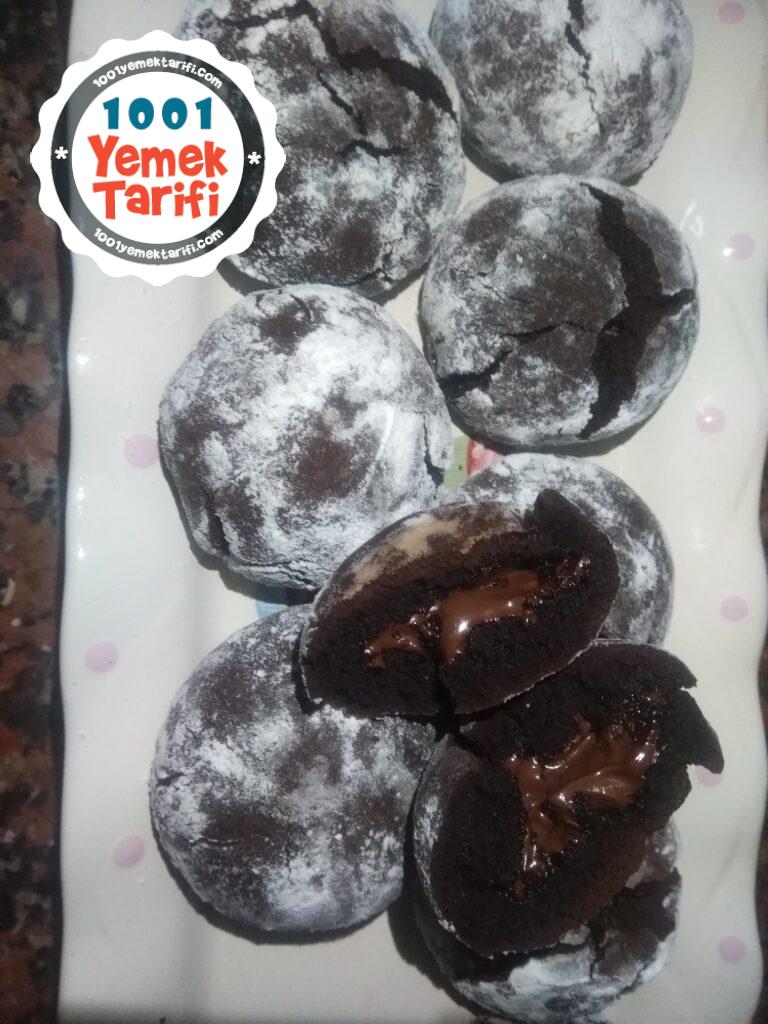 Çikolata Dolgulu Brownie Kurabiye Tarifi