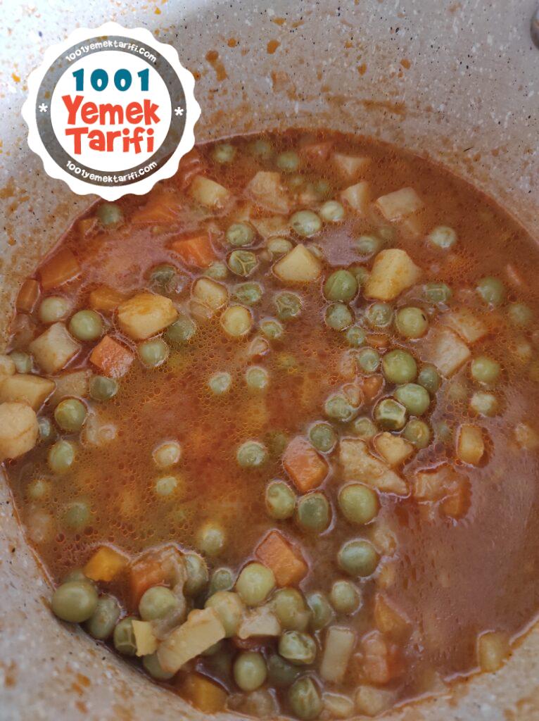 Bezelye Yemeği tarifi