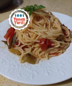 sebzeli makarna tarifi