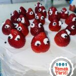 çilekli pasta tarifi-ev yapımı kolay çilekli pasta nasıl yapılır-kaç kalori