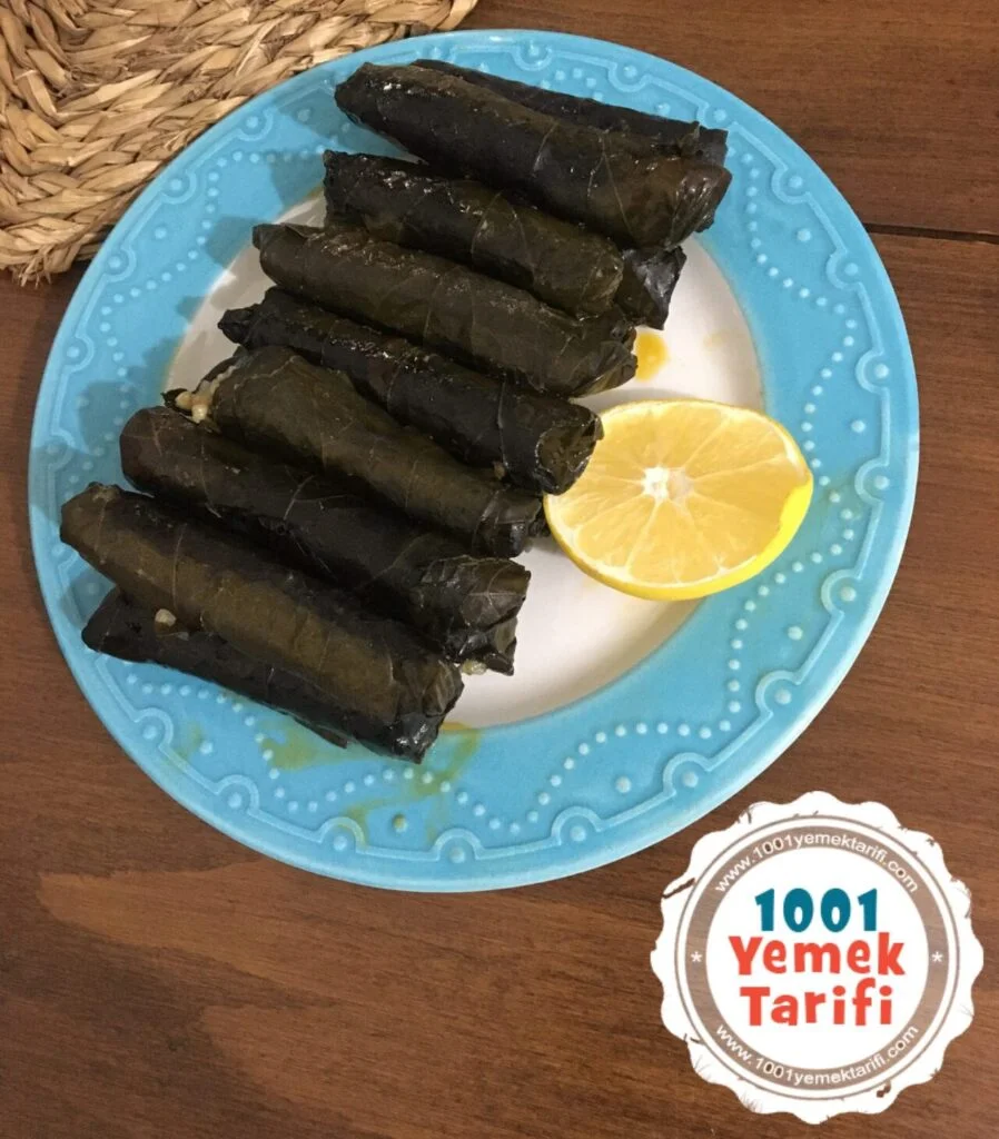 Kemikli Zeytinyağlı Yaprak Sarma Tarifi yapımı nasıl yapılır kaç kalori