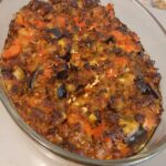 Fırında Kıymalı Patlıcan Yemeği