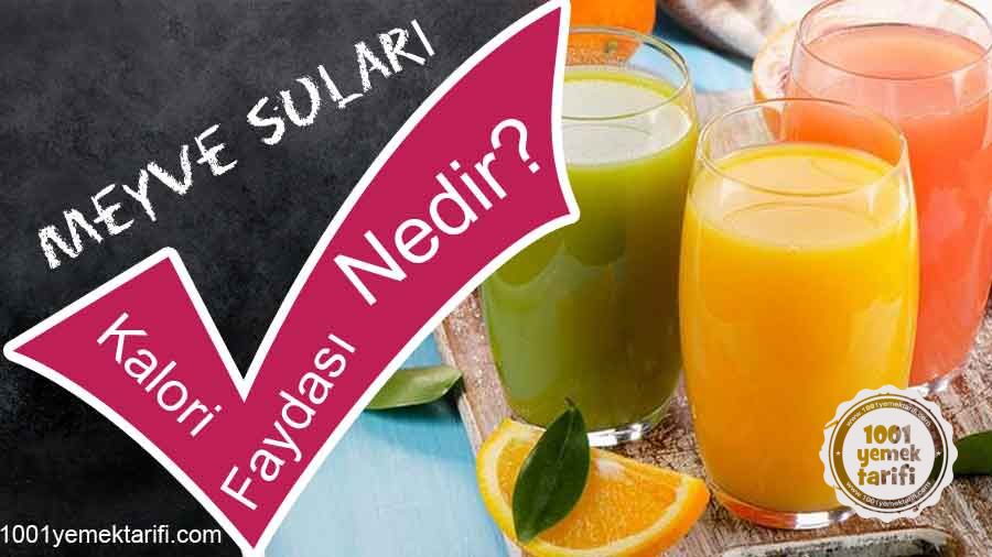 Meyve Suları Hakkında Her Şey - Meyve Suyu Kaç Kalori ...