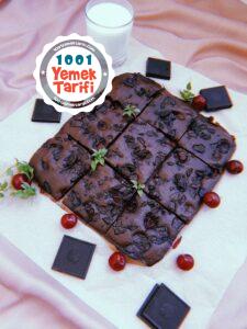 Vişneli Brownie Tarifi nasıl yapılır-kaç kalori-ev yapımı