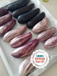Fırında Patlıcan Közlemesi (közlenmiş patlıcan yapımı)