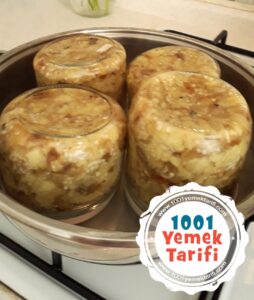 kışlık tarifler-kışlık patlıcan konservesi-közlenmiş patlıcan konservesi tarifi yapımı nasıl yapılır