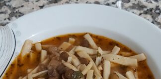 kesme çorbası tarifi-erişte çorbası yapımı nasıl yapılır kaç kalori