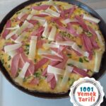 Pizza Görünümlü Omlet Tarifi yapımı nasıl yapılır