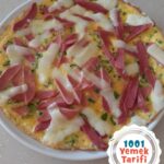 Pizza Görünümlü Omlet Tarifi yapımı nasıl yapılır