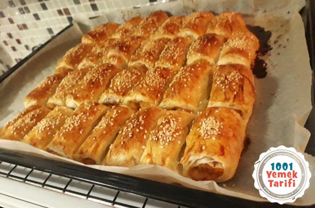 Patatesli Börek tarifi-baklavalık hazır yufkadan börek yapımı nasıl yapılır kaç kalori