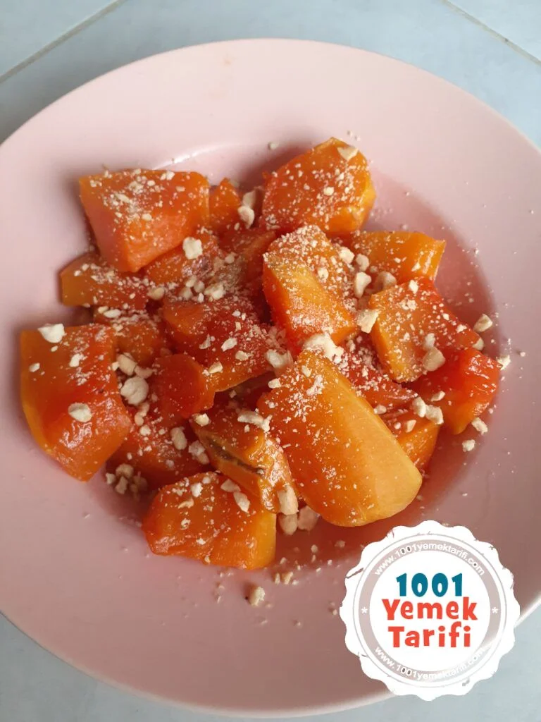 Bal Kabağı Tatlısı Tarifi yapımı
