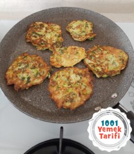 Tavada Kabak Mücver Tarifi yapımı nasıl yapılır kaç kalori