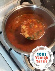Arpa Şehriye Çorbası tarifi yapımı nasıl yapılır (Et sulu ve sebzeli)