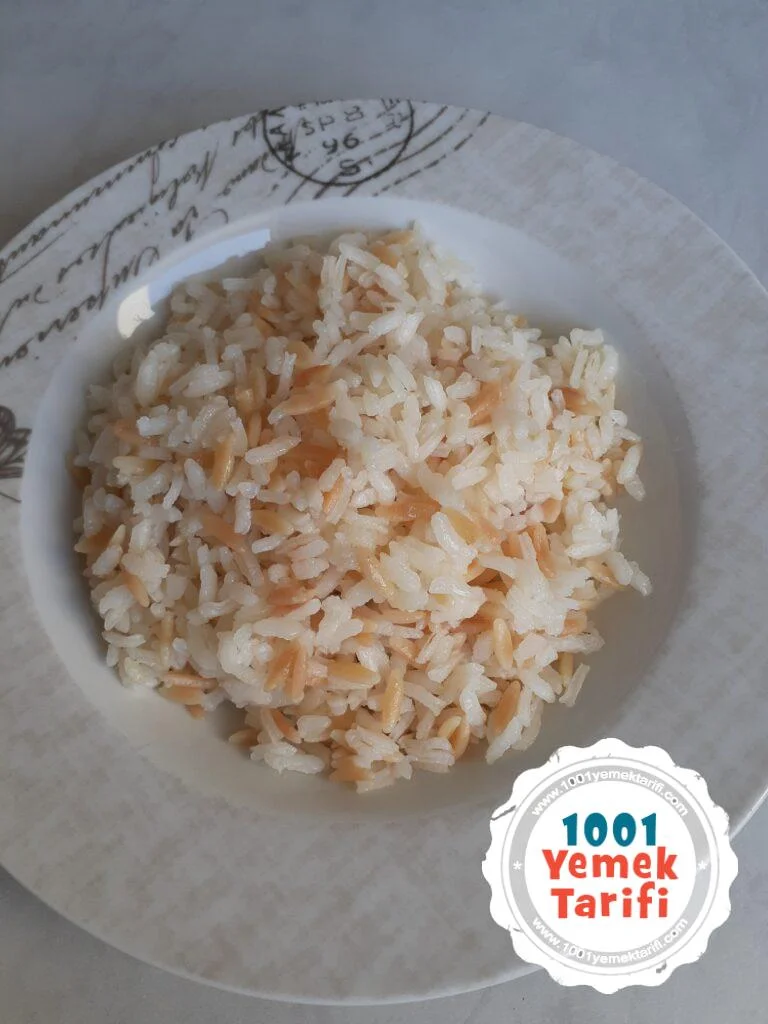 Tane Tane Pirinç Pilavı Tarifi yapımı nasıl yapılır kaç kalori-1001yemektarifi