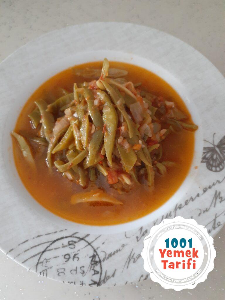 Yeşil Fasulye Tarifi-kolay taze fasulye yapımı