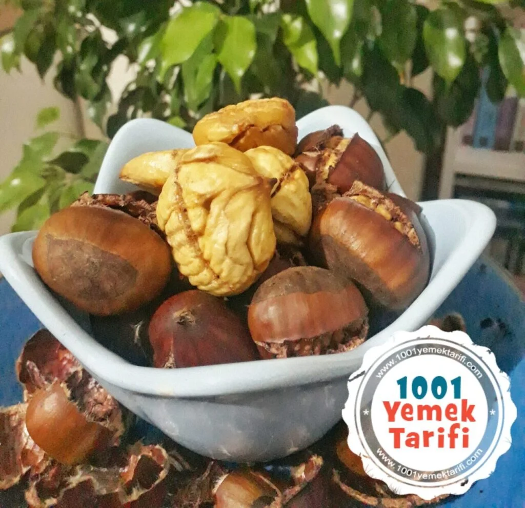 fırında kestane nasıl yapılır-tarifi-nasıl pişirilir-faydaları