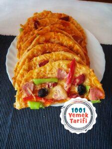 ev yapımı mayasız karışık pizza tarifi nasıl yapılır