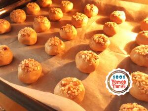 Esmer Şekerli Fındık Ezmeli Kurabiye