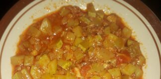 Sebzeli Kabak Yemeği