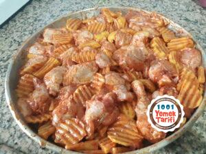 fırında tavuk tarifi nasıl yapılır-fırında patates tavuk yapımı