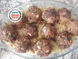 fırında Patatesli Köfte Tarifi-nasıl yapılır-kaç kalori-fırında köfte patates