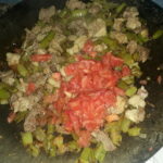 Etli Sebzeli Sac Tava yapımı nasıl yapılır