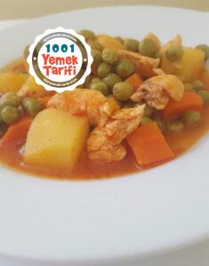 Tavuklu Bezelye Yemeği Tarifi