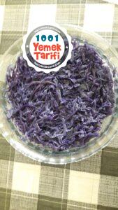 Mor Kelem (lahana) Salatası Nasıl Yapılır