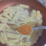 köri soslu Patates Kızartması