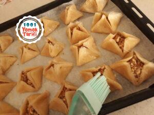 Bohça Baklava yapımı