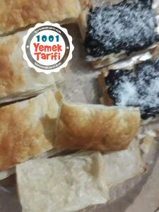 Milföylü Tatlı yapımı