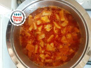 Tas Kebabı yapımı