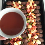 fırında sebzeli köfte yapımı