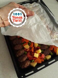 fırında sebzeli köfte nasıl yapılır