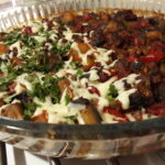 Fırında Kaşarlı Etli Patlıcan Yemeği