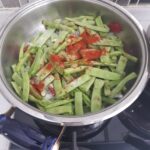 Patatesli Taze Fasulye yapımı