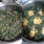 Yumurtalı Ispanak yemeği