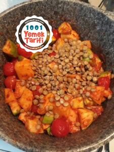 Sebzeli Yeşil Mercimek Yemeği