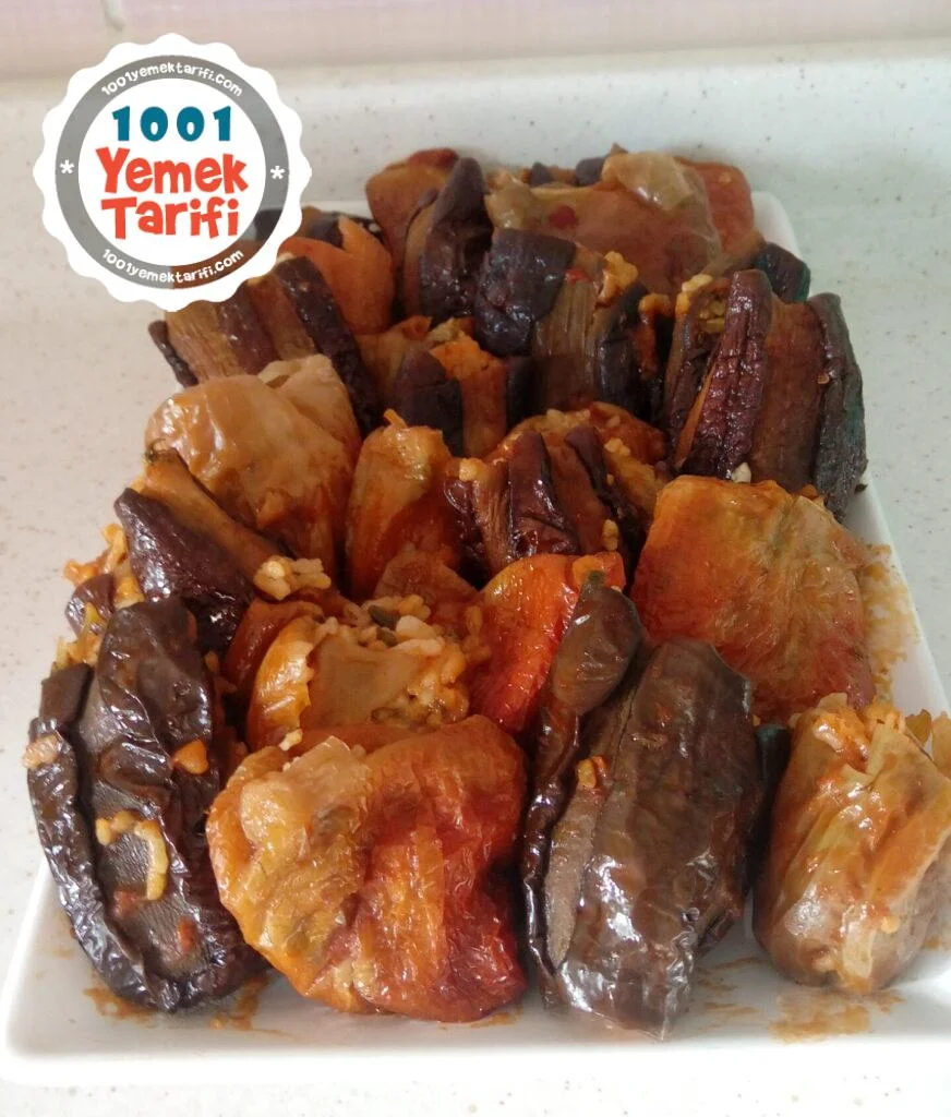 Kuru biber patlıcan dolması tarifi