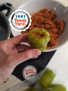 Zeytinyağlı Biber Dolması Yapımı